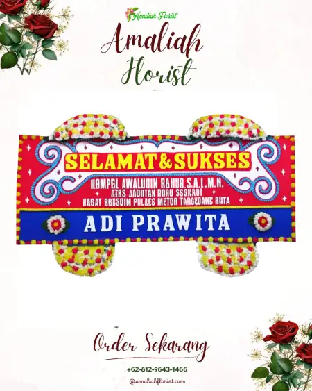 Papan Bunga Ucapan Selamat Nengahan